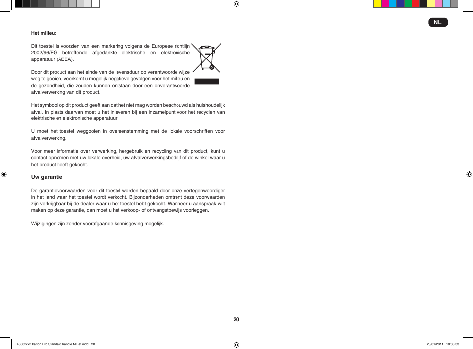 Hoover XARION-XARION PRO TXP 1510 019 User Manual | Page 22 / 66