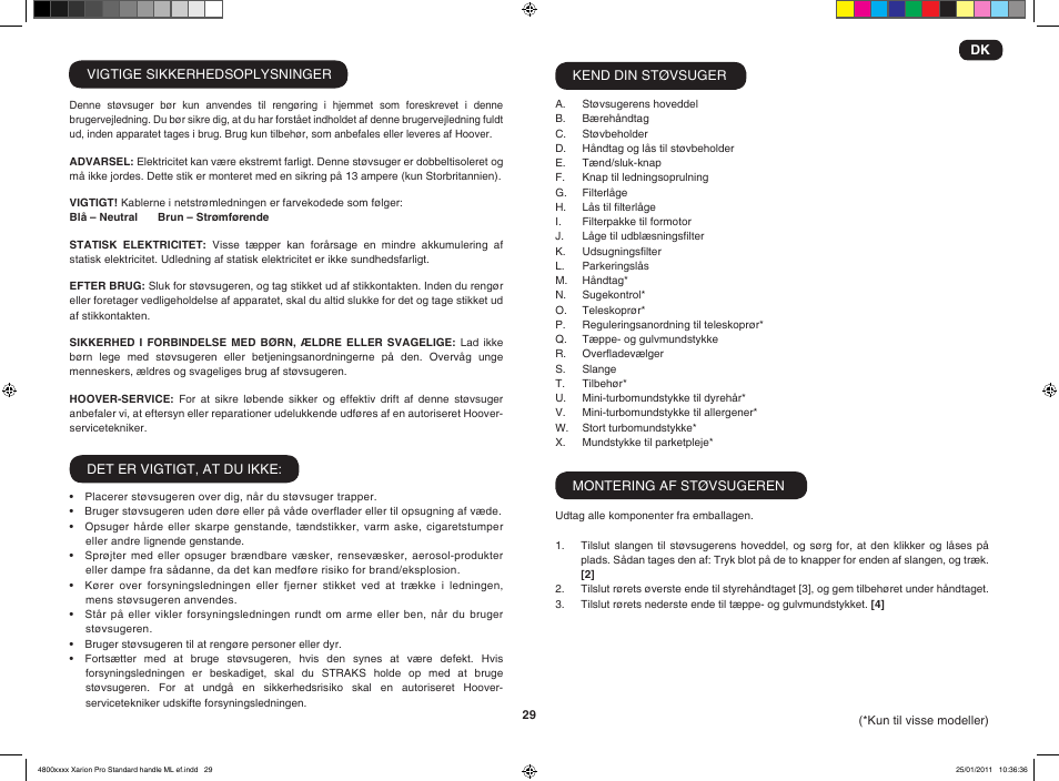 Hoover XARION-XARION PRO TXP 1510 019 User Manual | Page 31 / 66