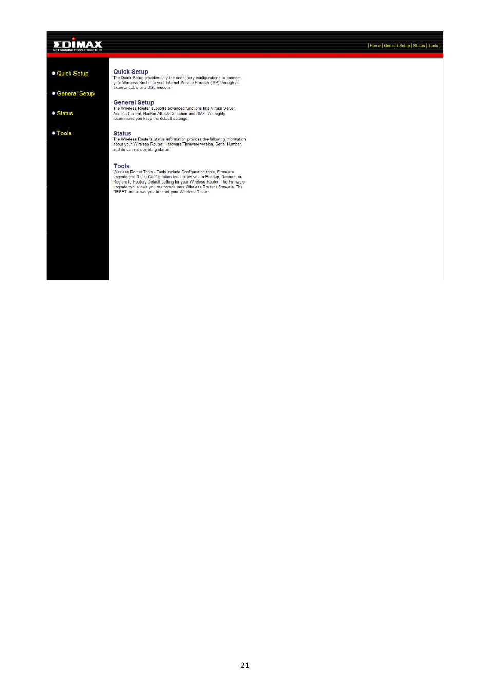 Edimax Technology BR-6428nS User Manual | Page 22 / 127