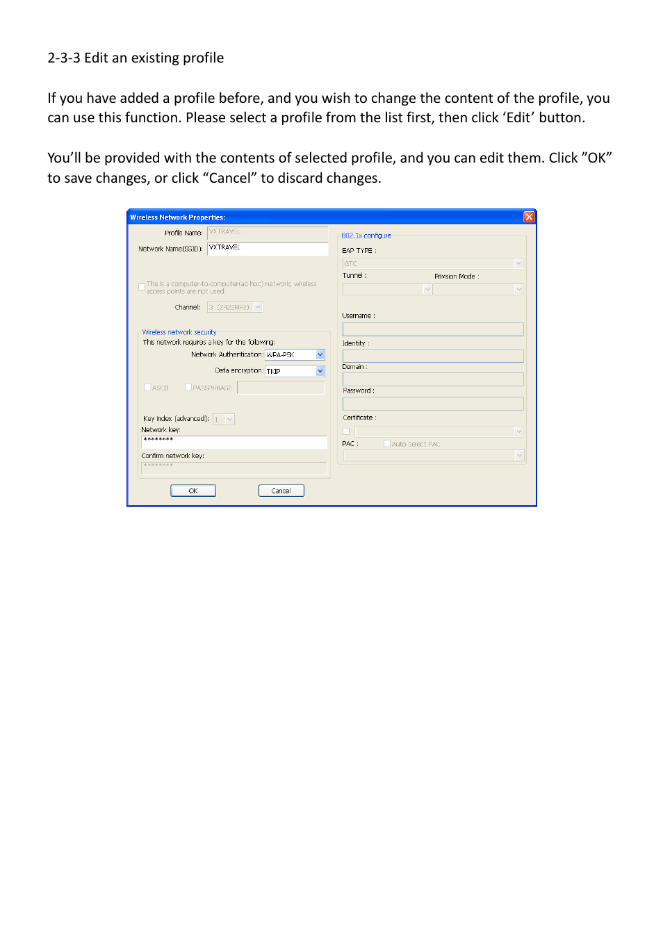 3-3 edit an existing profile | Edimax Technology EW-7612PIn V2 User Manual | Page 28 / 52