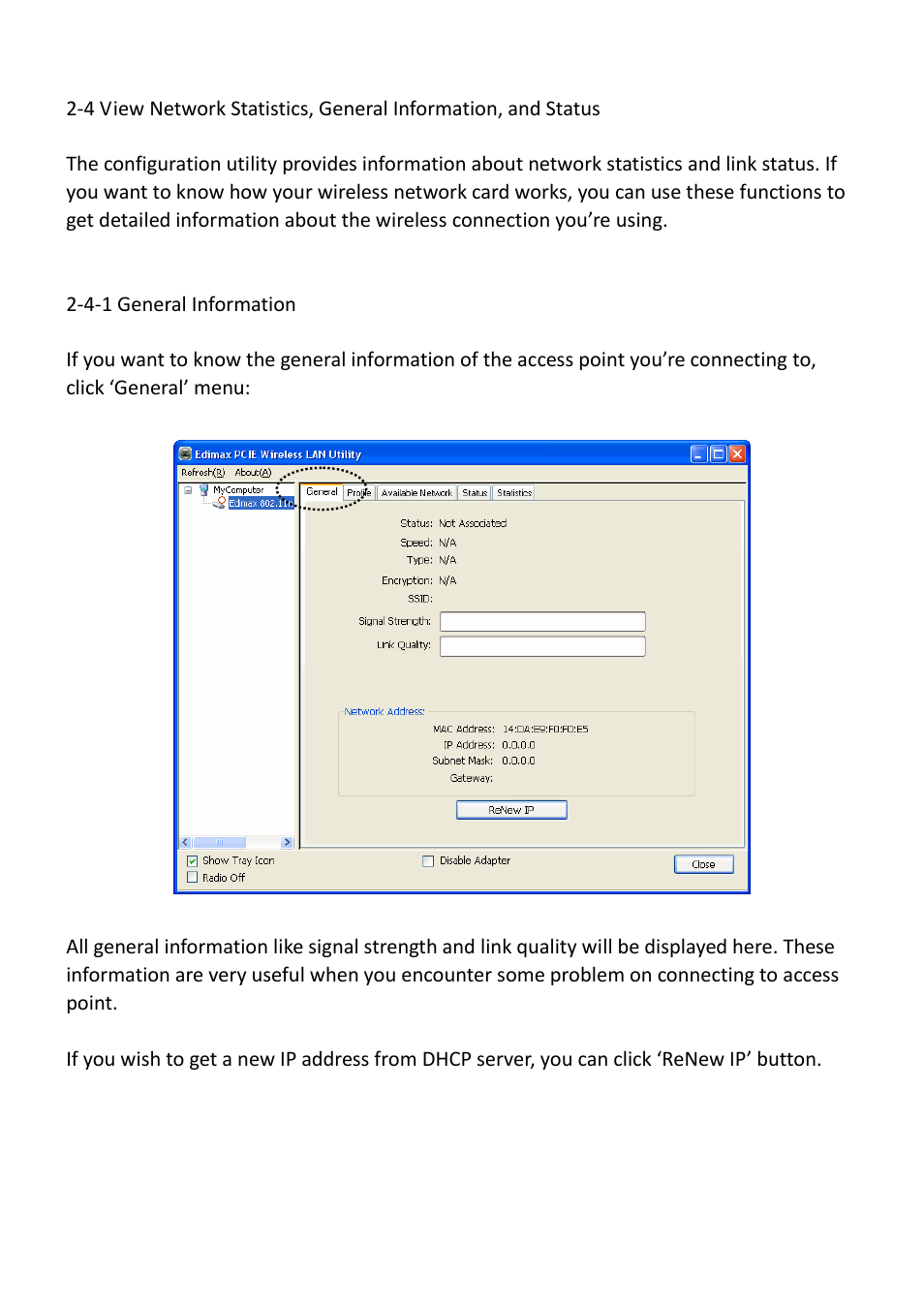 4-1 general information | Edimax Technology EW-7612PIn V2 User Manual | Page 31 / 52
