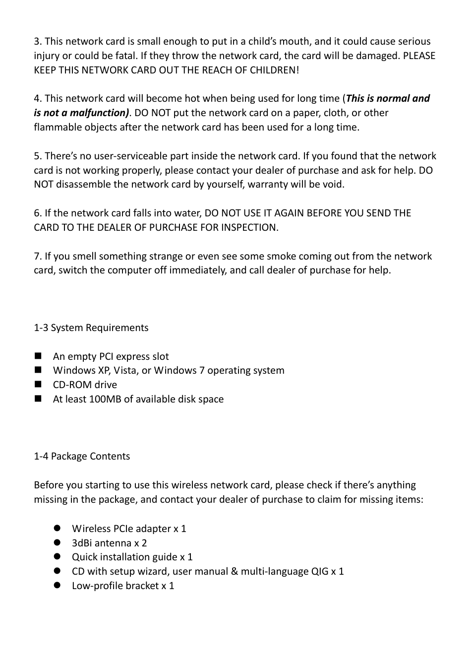 3 system requirements, 4 package contents | Edimax Technology EW-7612PIn V2 User Manual | Page 5 / 52