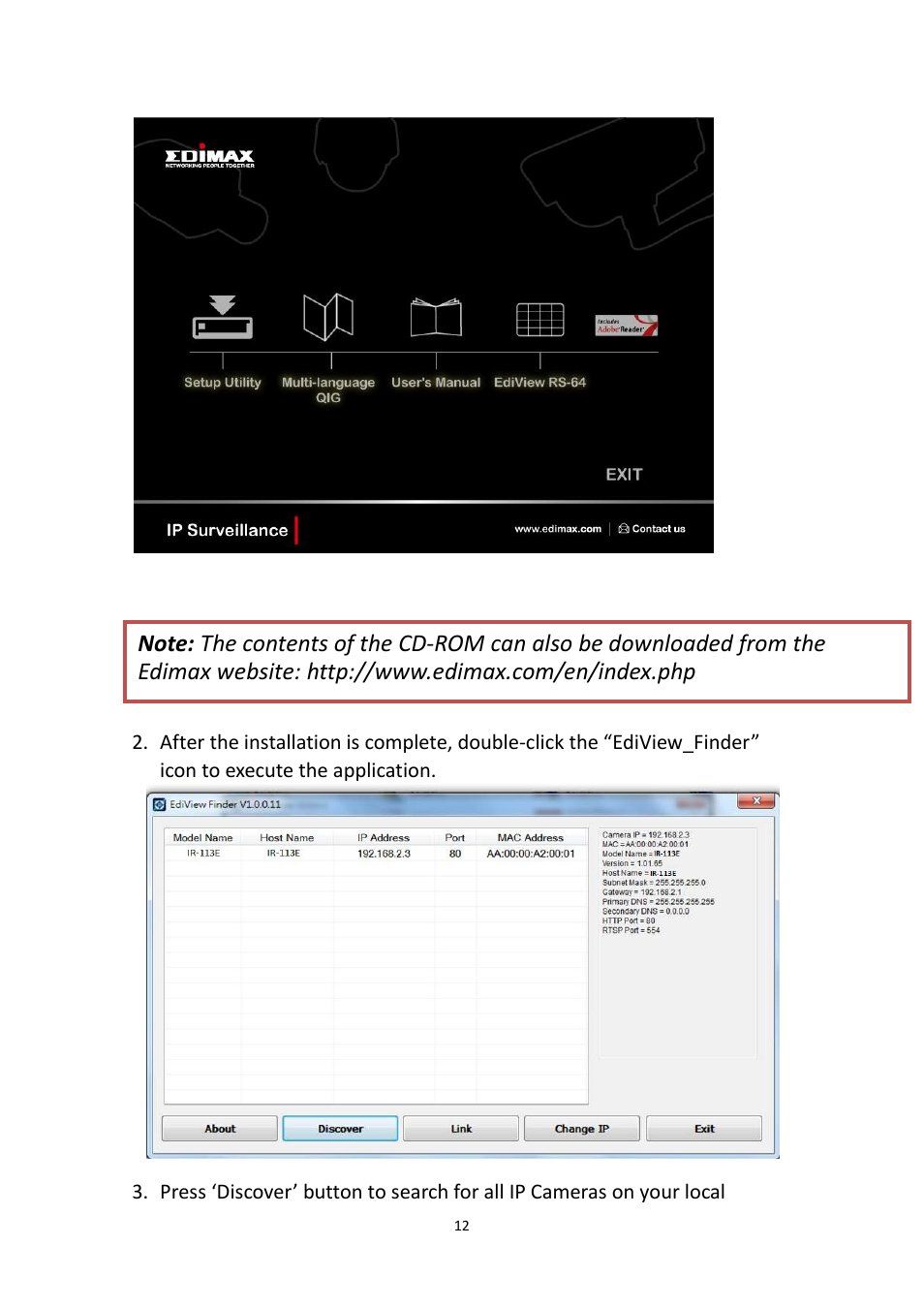 Edimax Technology IR-123E User Manual | Page 15 / 73