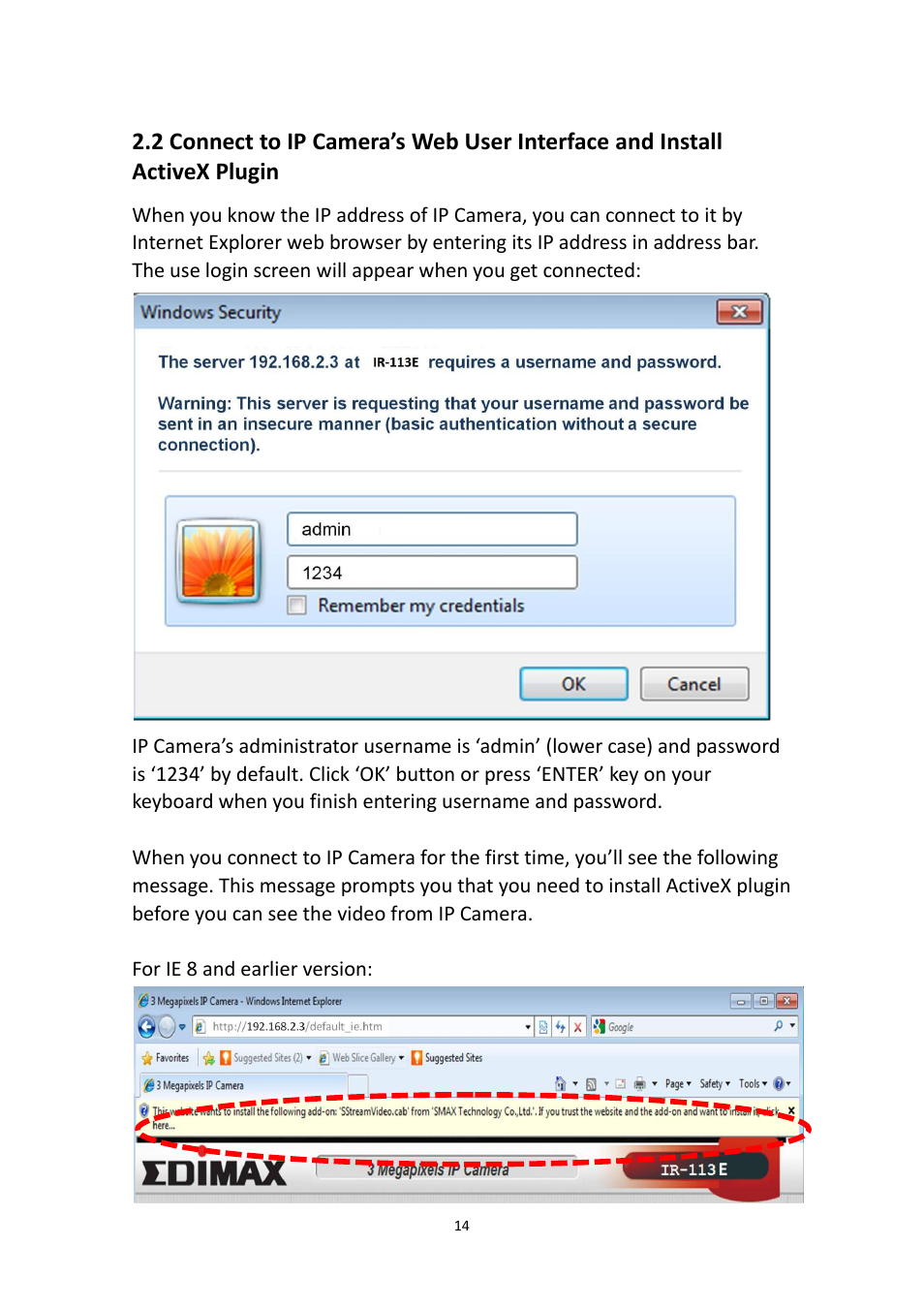 Edimax Technology IR-123E User Manual | Page 17 / 73