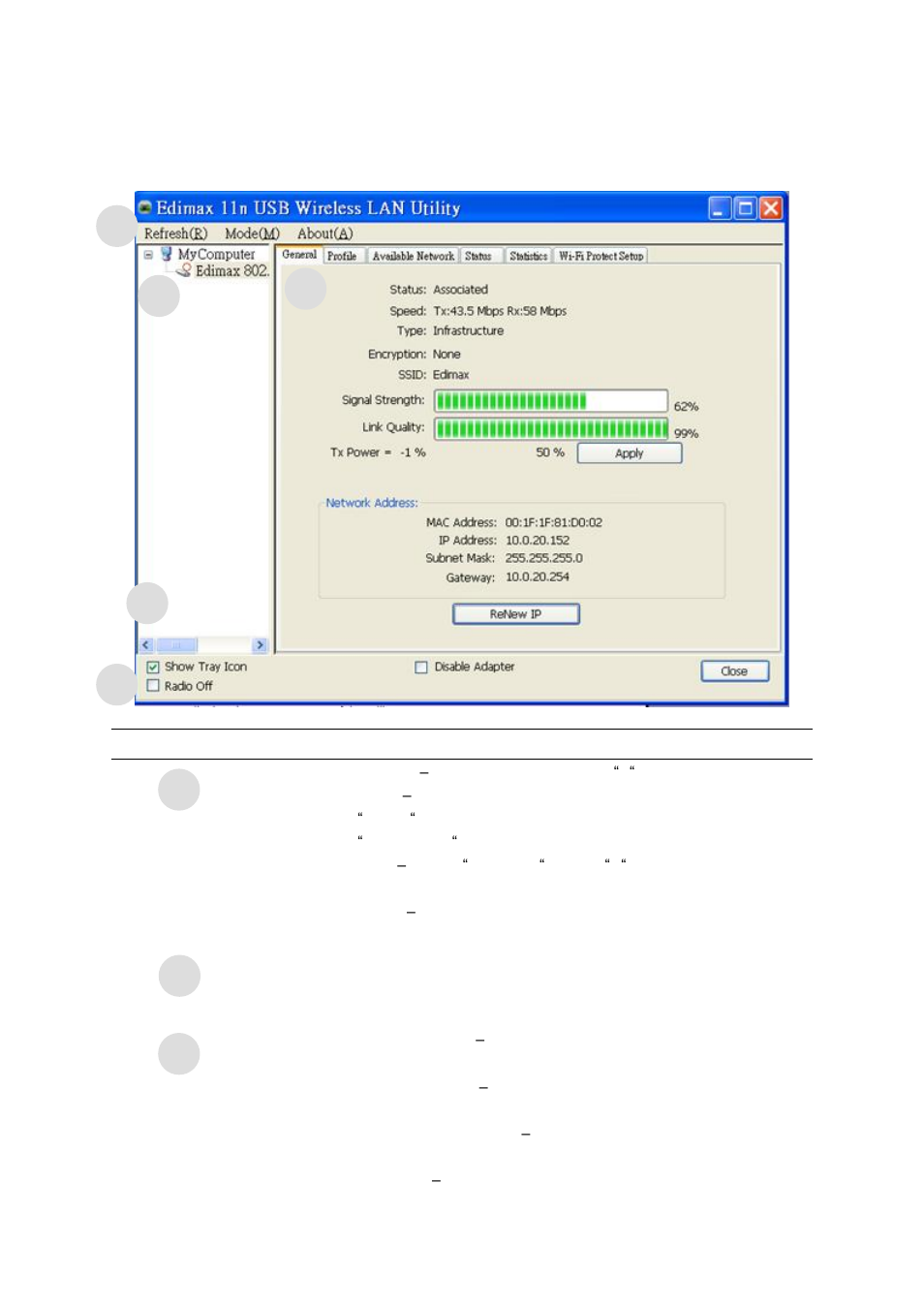 Utility overview | Edimax Technology EW-7622UMn User Manual | Page 23 / 47