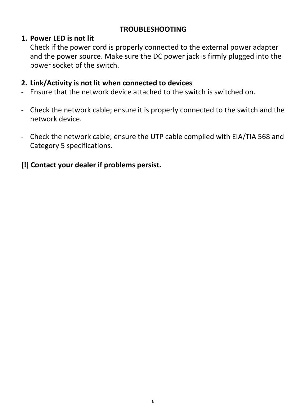Edimax Technology ES-3316P User Manual | Page 6 / 8