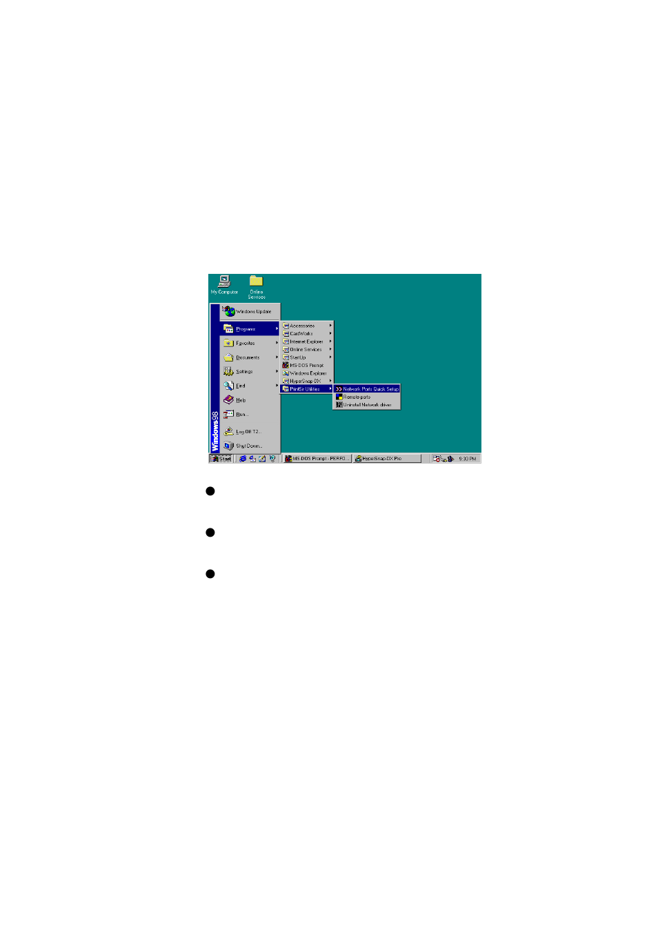 Client utilities, Network ports quick setup, 5 client utilities | Edimax Technology PS-3103P User Manual | Page 35 / 111