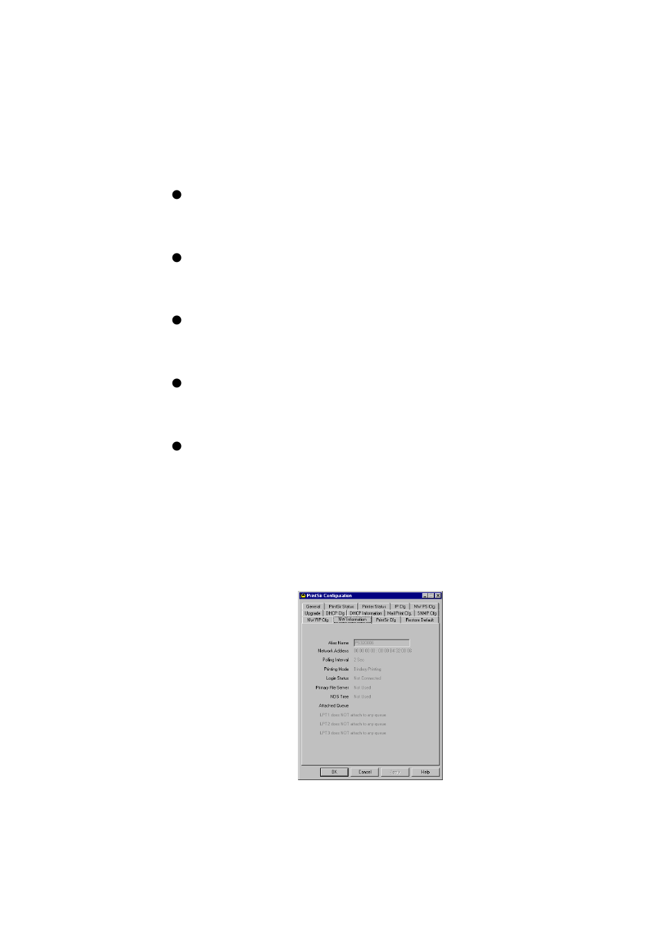 Nw rp cfg - netware remote printer configuration, Nw information - netware printing summary, 7 nw rp cfg - netware remote printer configuration | 8 nw information - netware printing summary | Edimax Technology PS-3103P User Manual | Page 84 / 111