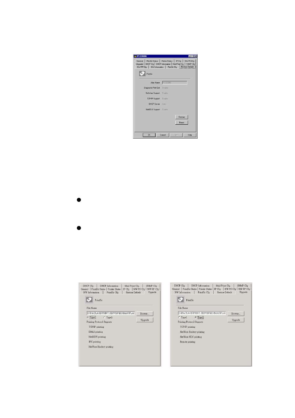 Restore default - restore to default, Upgrade - firmware upgrade / update, 10 restore default - restore to default | 11 upgrade - firmware upgrade / update | Edimax Technology PS-3103P User Manual | Page 86 / 111