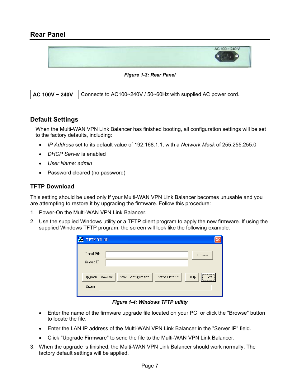 Rear panel | Edimax Technology ER-1088 User Manual | Page 11 / 97