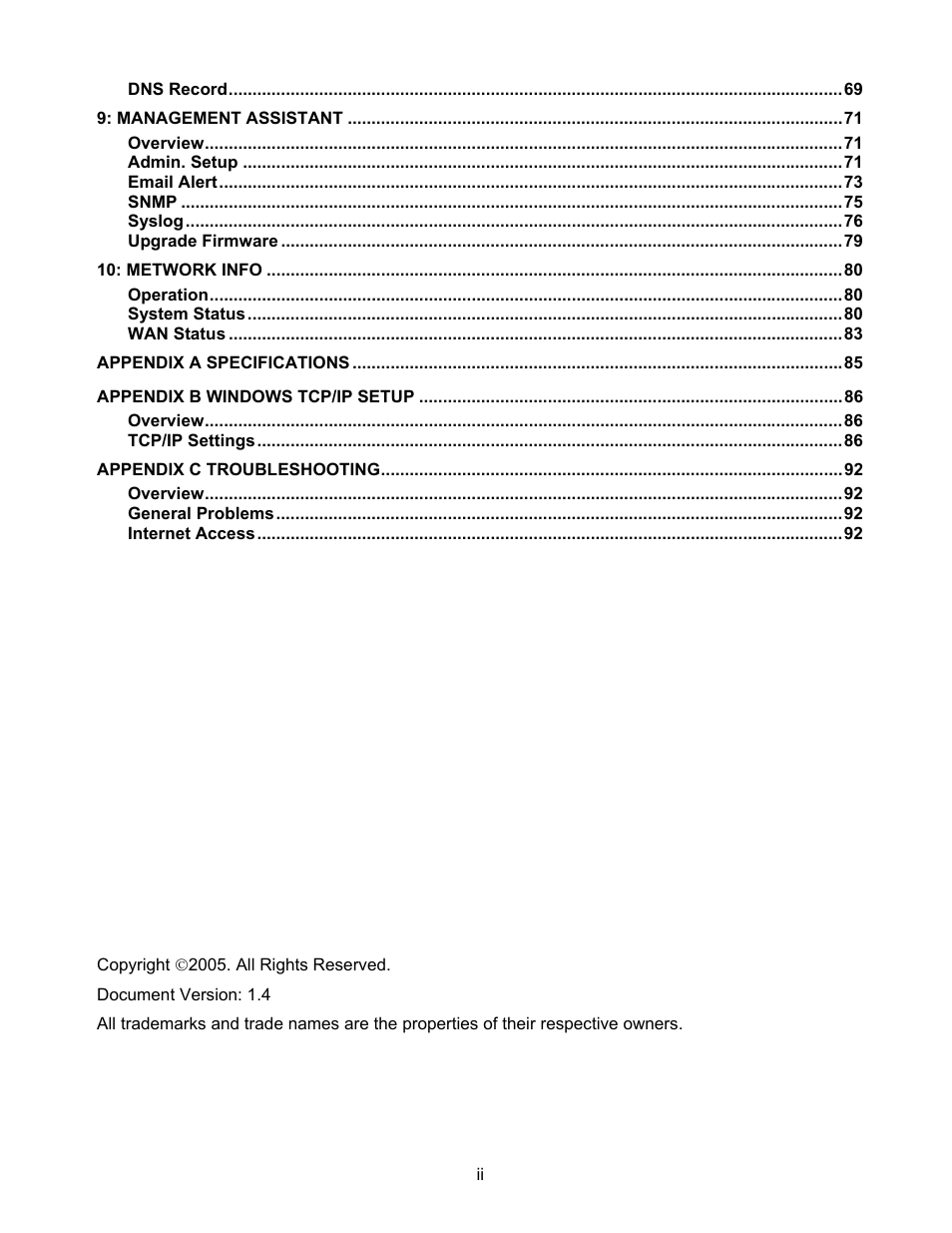 Edimax Technology ER-1088 User Manual | Page 4 / 97