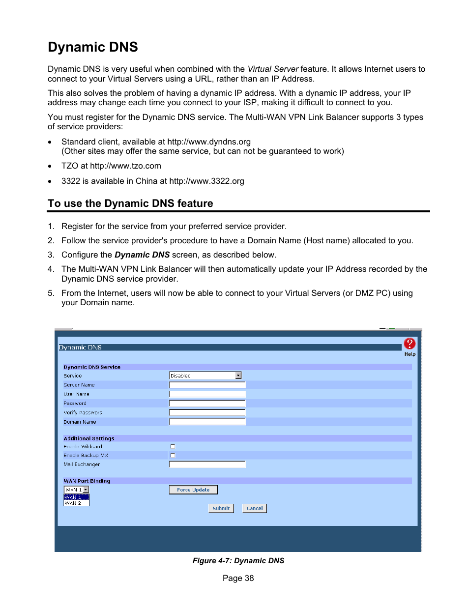 Dynamic dns | Edimax Technology ER-1088 User Manual | Page 42 / 97