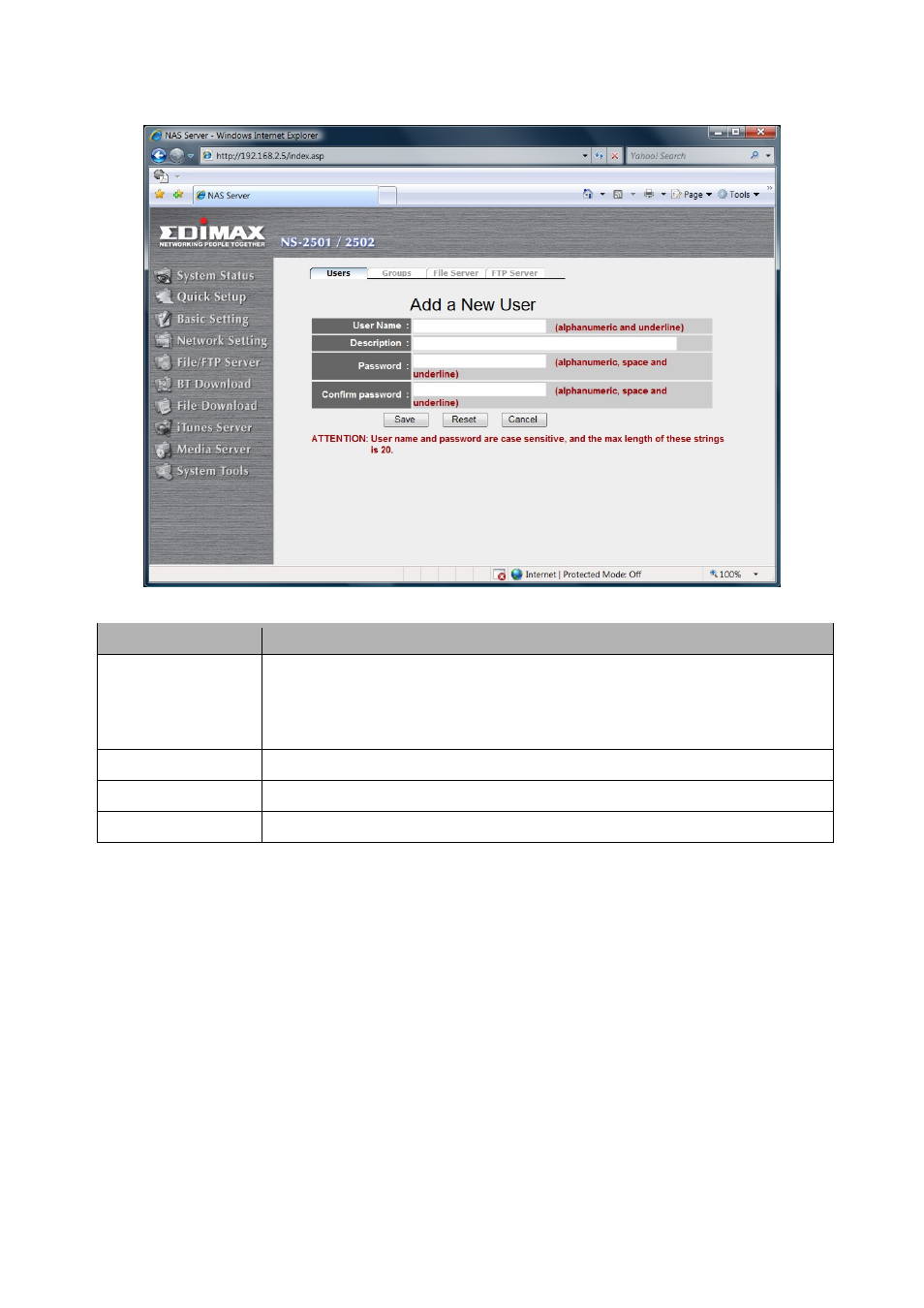 Edimax Technology NS-2502 User Manual | Page 26 / 62