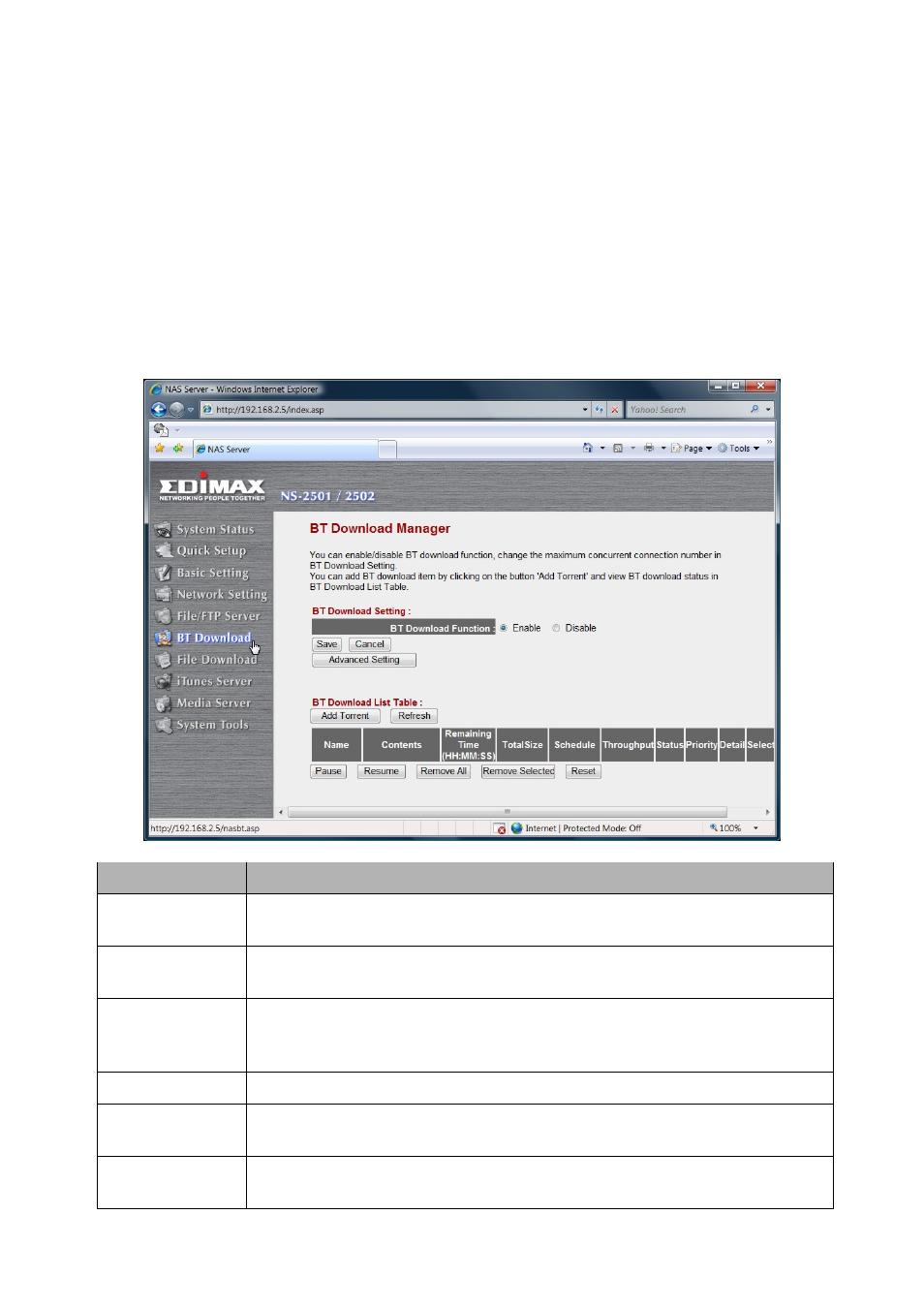 Chapter 6 | Edimax Technology NS-2502 User Manual | Page 35 / 62