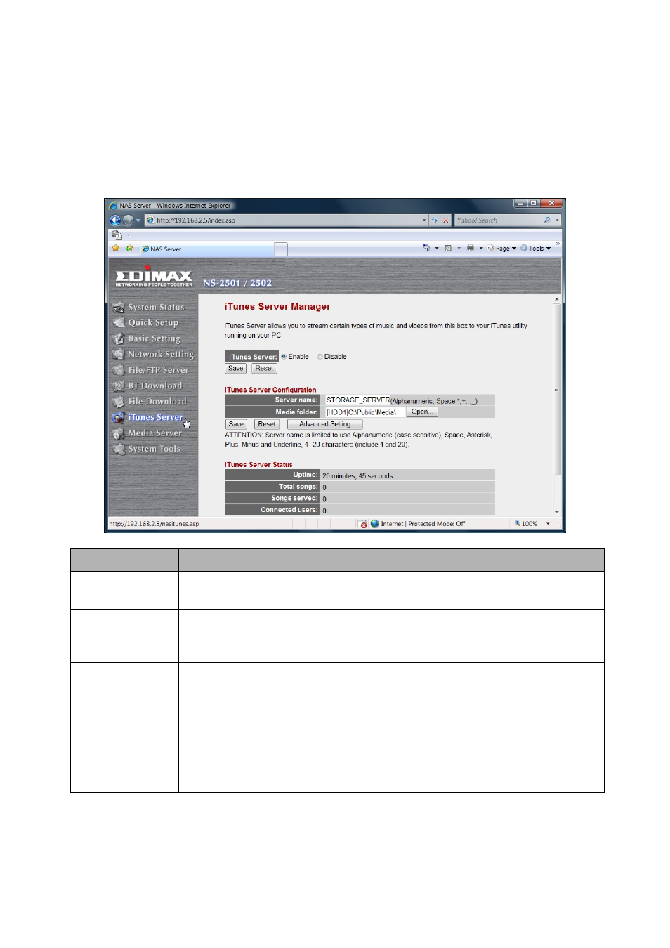 Chapter 9 | Edimax Technology NS-2502 User Manual | Page 48 / 62