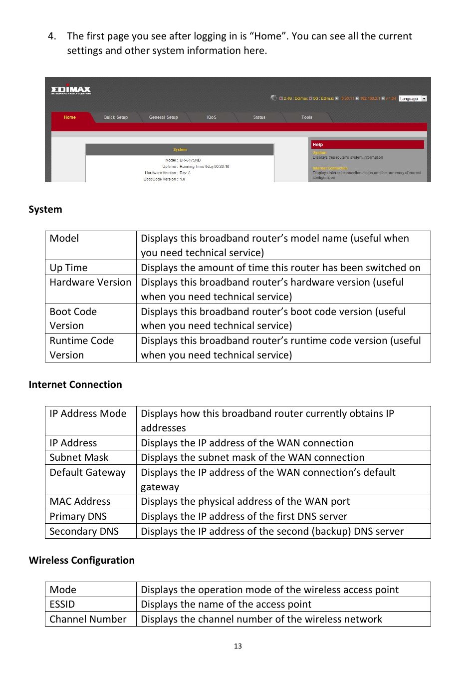 Edimax Technology BR-6478Gn User Manual | Page 14 / 80