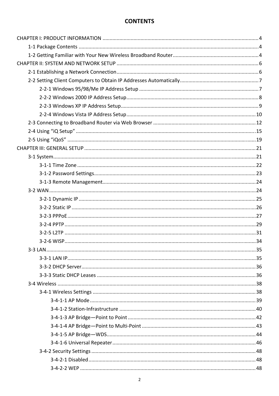 Edimax Technology BR-6478Gn User Manual | Page 3 / 80
