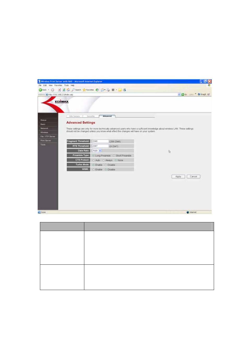3 advanced | Edimax Technology PS-2207SUg User Manual | Page 52 / 92