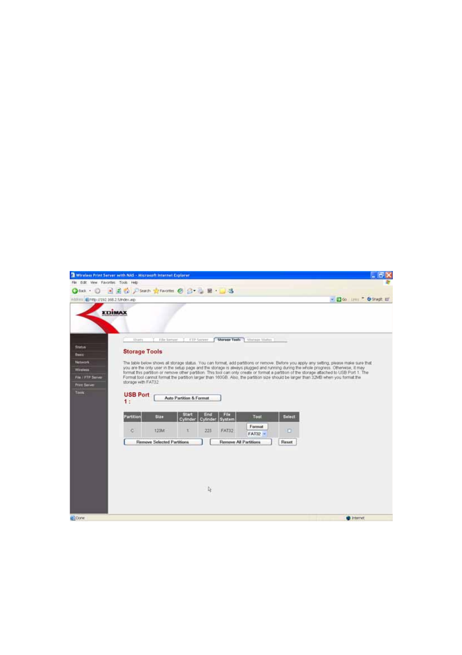 4 storage tools | Edimax Technology PS-2207SUg User Manual | Page 86 / 92