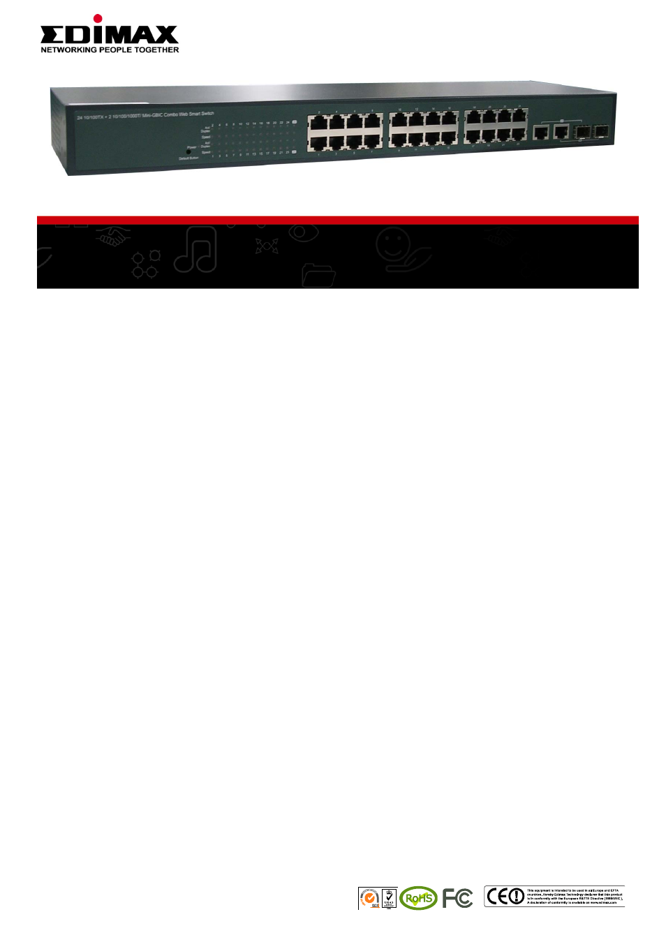 Edimax Technology ES-5226RS User Manual | 3 pages