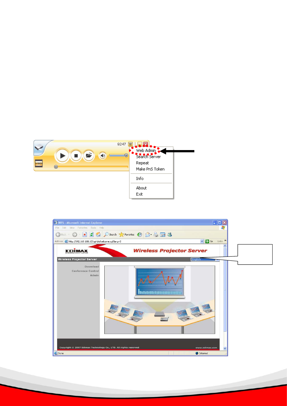Using web administration interface, 1 open the web administration interface | Edimax Technology WP-S1000 User Manual | Page 30 / 49