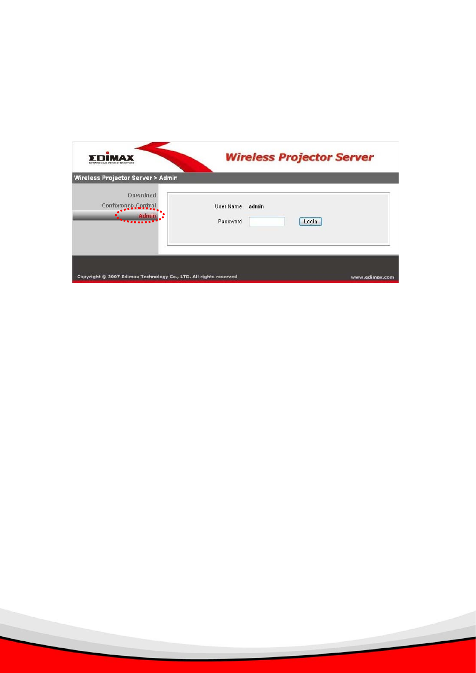 4 admin | Edimax Technology WP-S1000 User Manual | Page 35 / 49