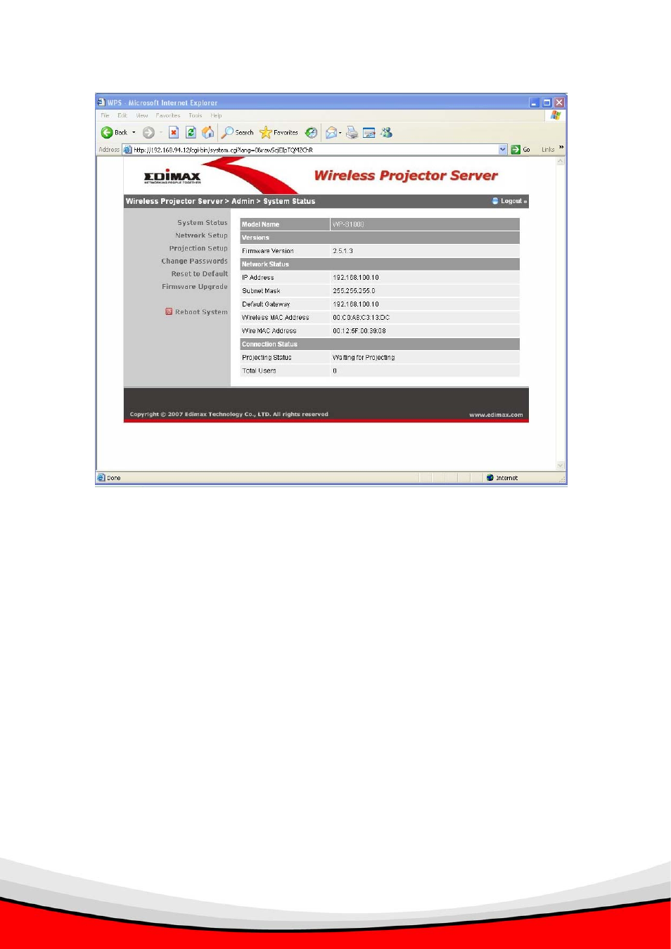 Edimax Technology WP-S1000 User Manual | Page 36 / 49