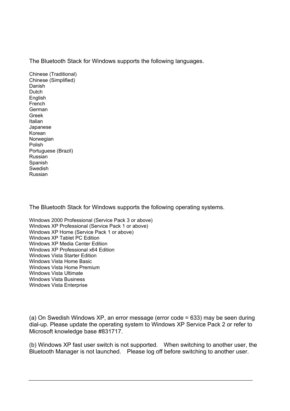 Supported languages, Supported operating systems, Limitations | Edimax Technology EB-MDC1 User Manual | Page 4 / 28
