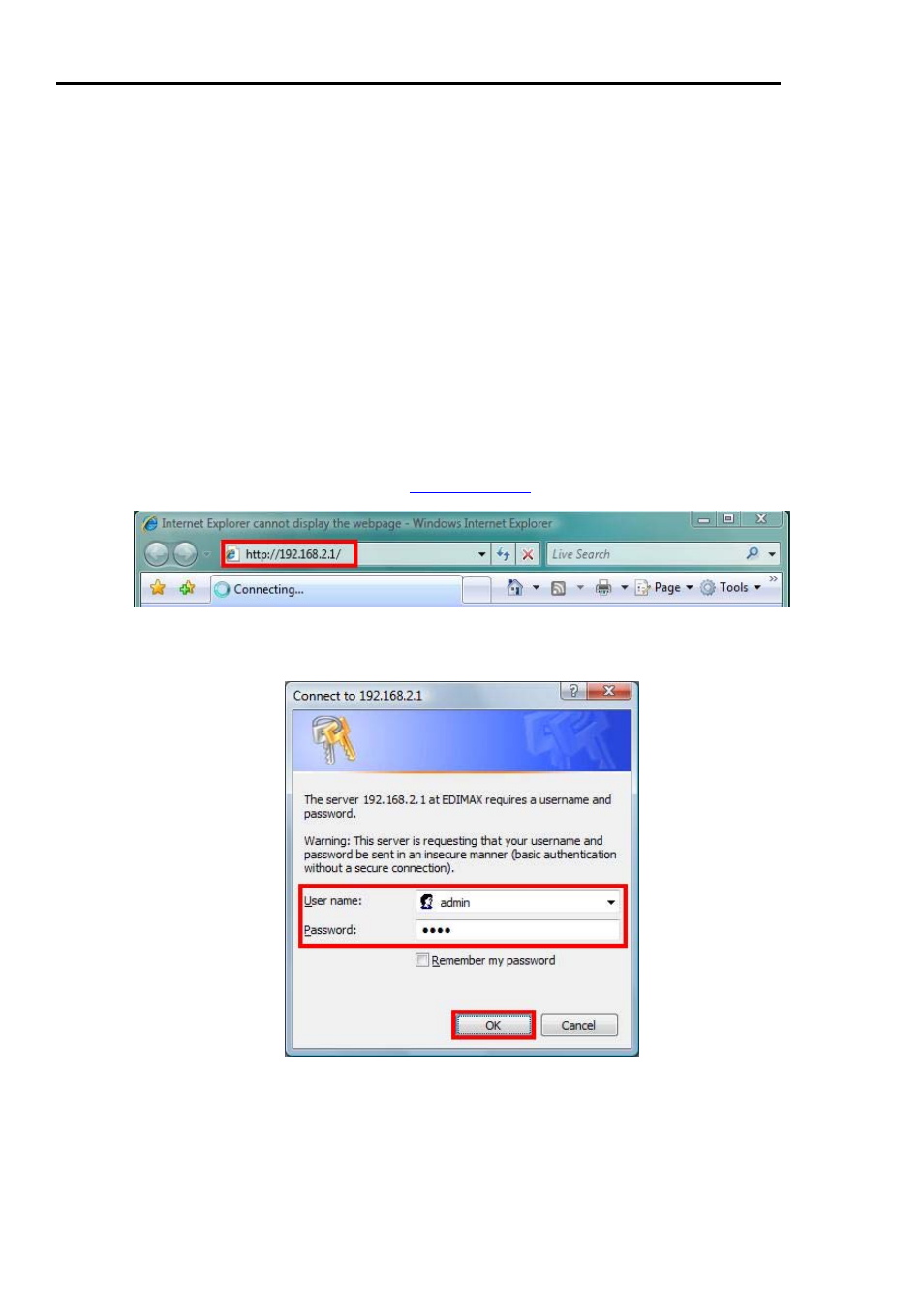 1 start your web browser, 2 quick setup | Edimax Technology BR-6314k User Manual | Page 13 / 38