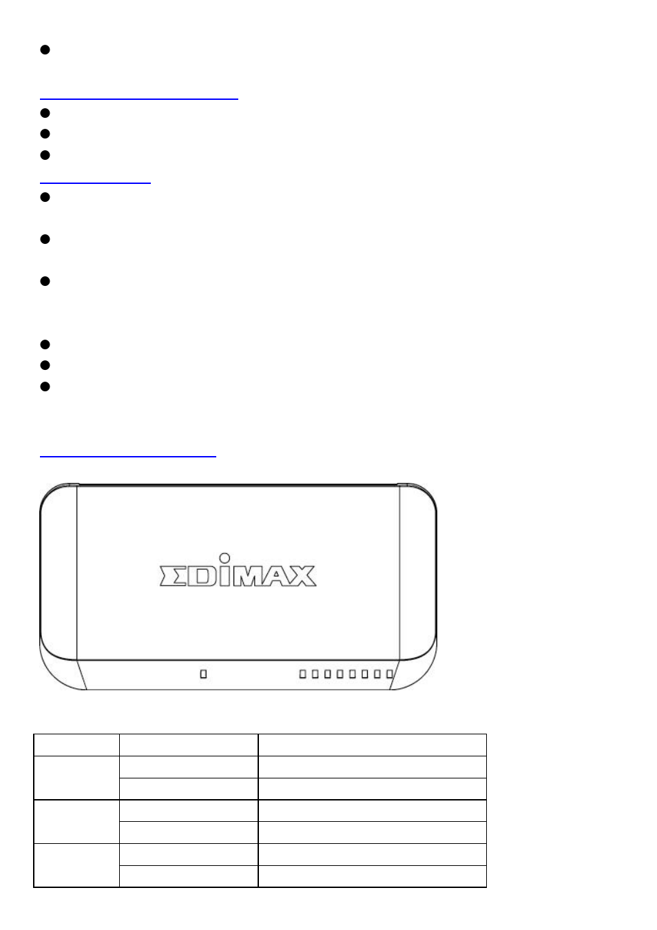 2 package contents, 3 leds indication & connectors of broadband router | Edimax Technology BR-6314k User Manual | Page 6 / 38