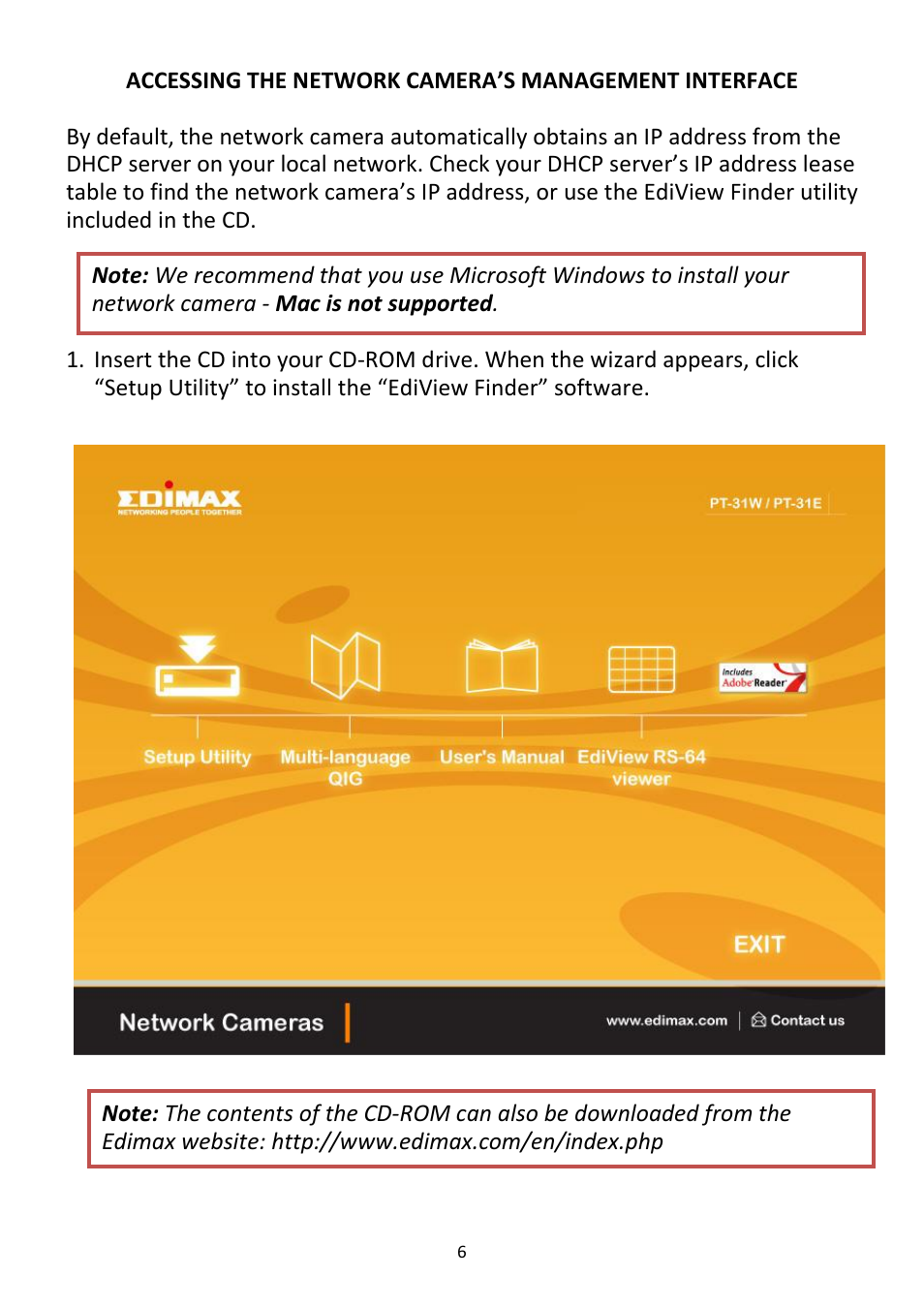 Edimax Technology PT-31W User Manual | Page 7 / 20