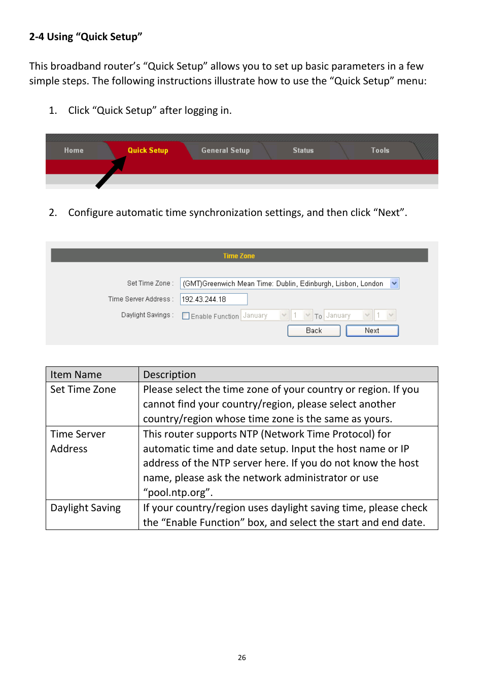 4 using “quick setup | Edimax Technology 3G-6218n User Manual | Page 27 / 125