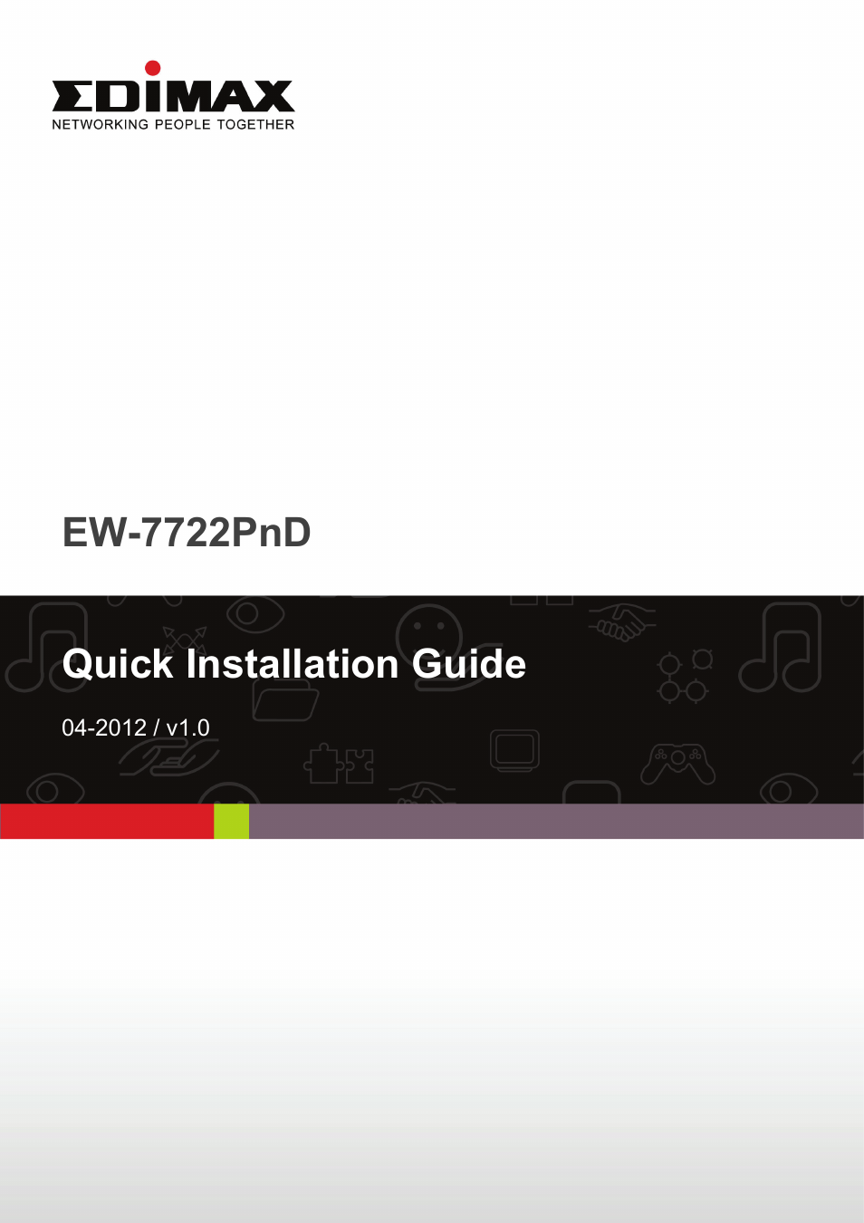 Edimax Technology EW-7722PnD User Manual | 8 pages