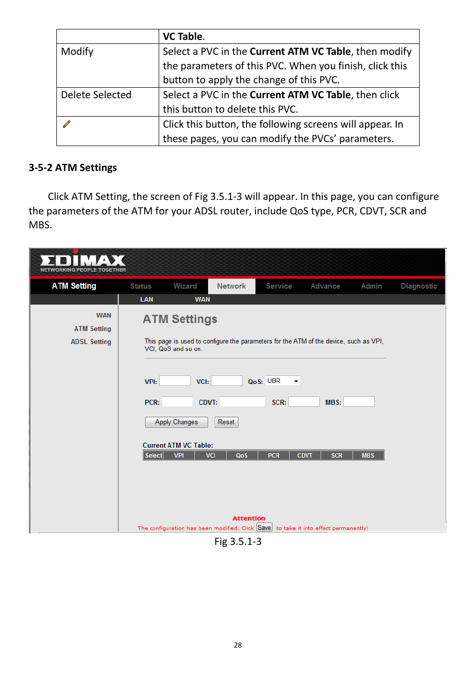 5-2 atm settings | Edimax Technology AR-7211B User Manual | Page 29 / 61