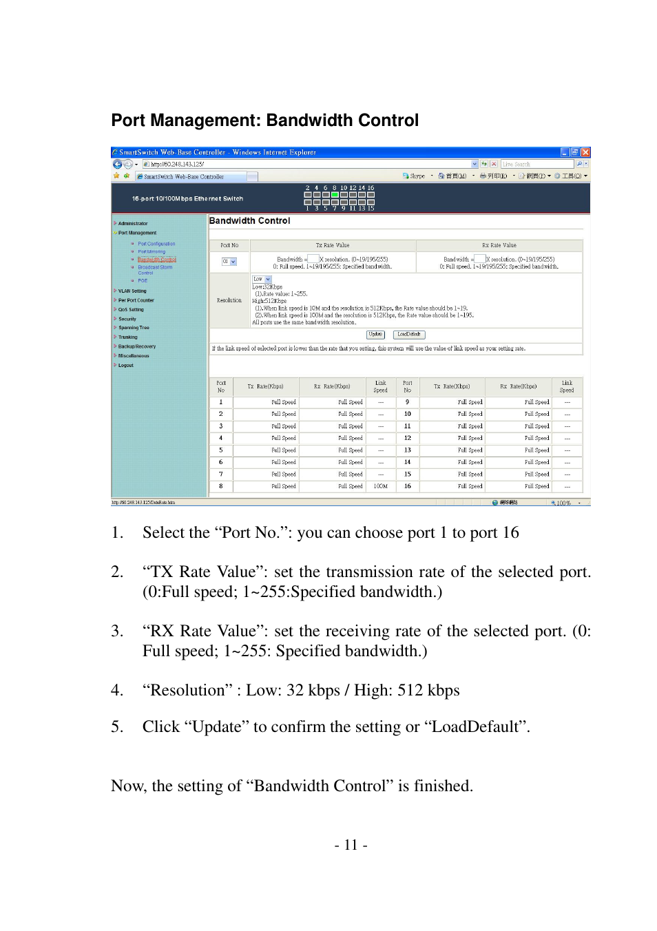 Edimax Technology ES-5816P User Manual | Page 12 / 30