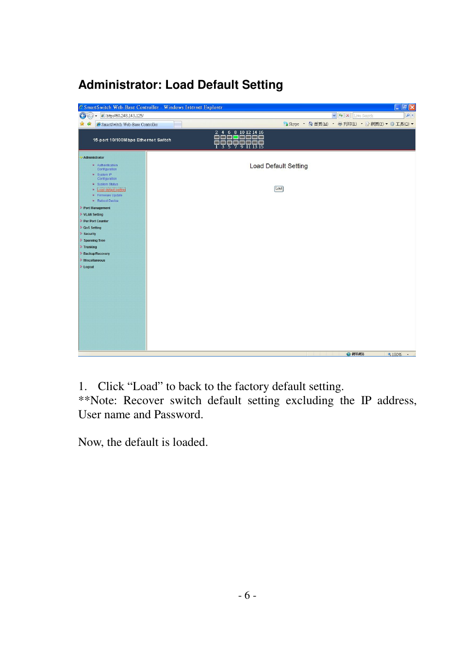 Edimax Technology ES-5816P User Manual | Page 7 / 30