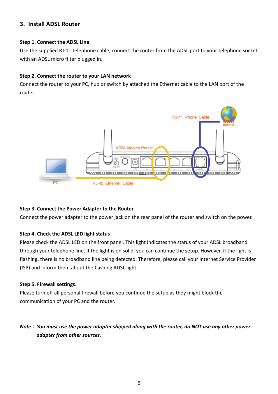 Edimax Technology AR-7267WnB User Manual | Page 6 / 16