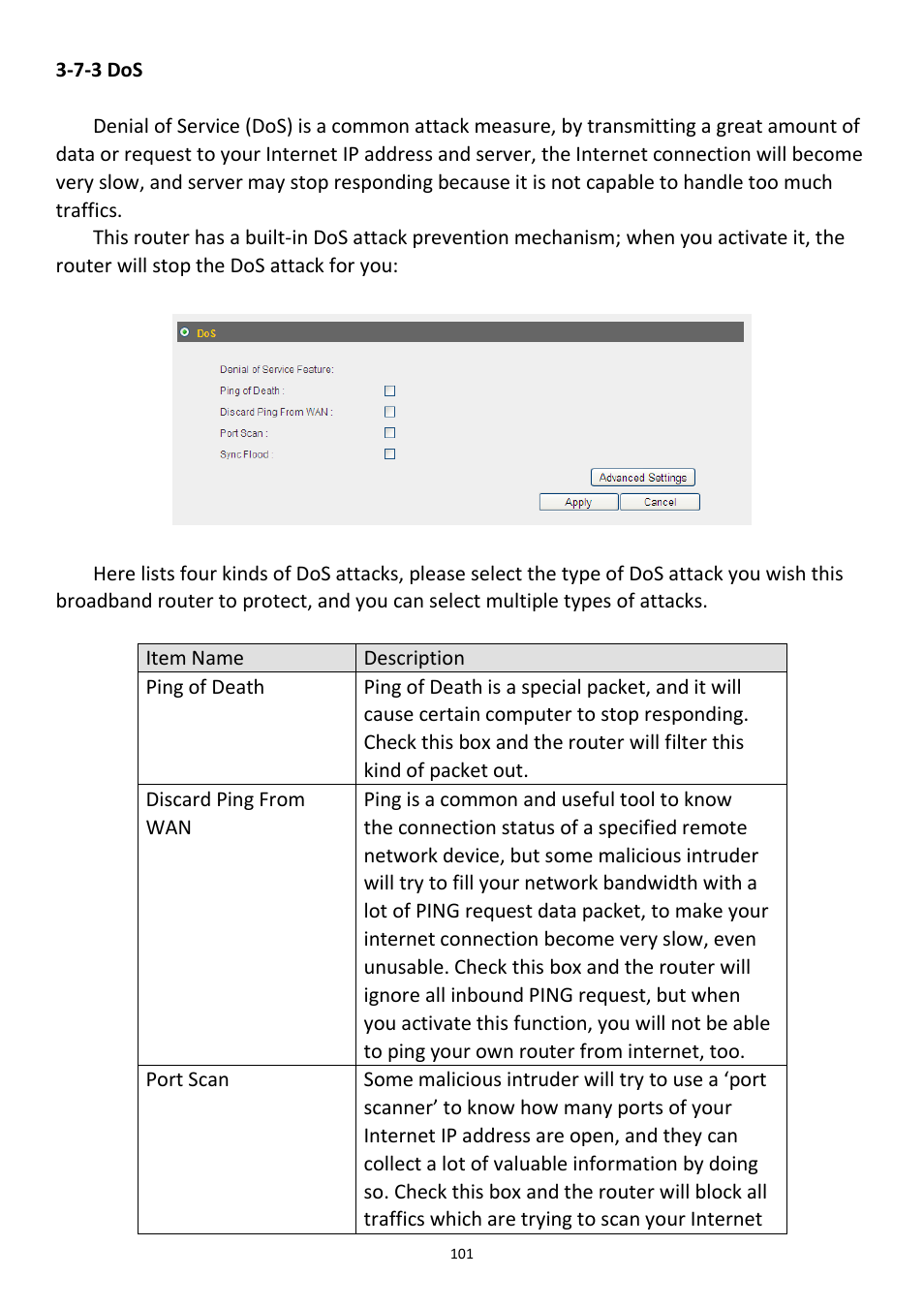7-3 dos | Edimax Technology 3G-6408n User Manual | Page 102 / 113