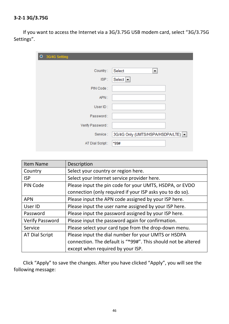 2-1 3g/3.75g | Edimax Technology 3G-6408n User Manual | Page 47 / 113