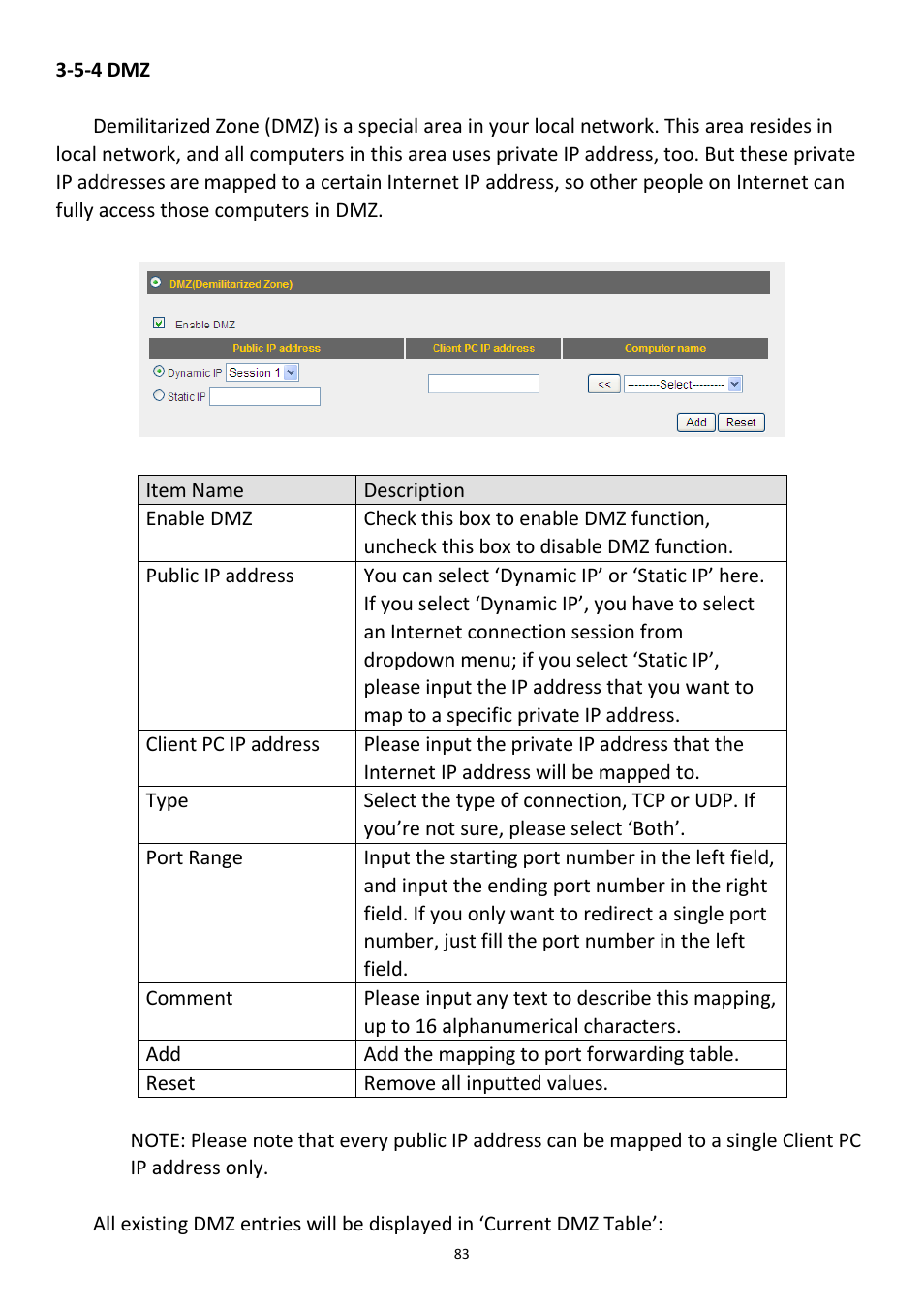 5-4 dmz | Edimax Technology 3G-6408n User Manual | Page 84 / 113