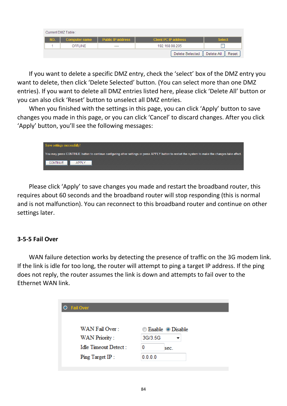 5-5 fail over | Edimax Technology 3G-6408n User Manual | Page 85 / 113