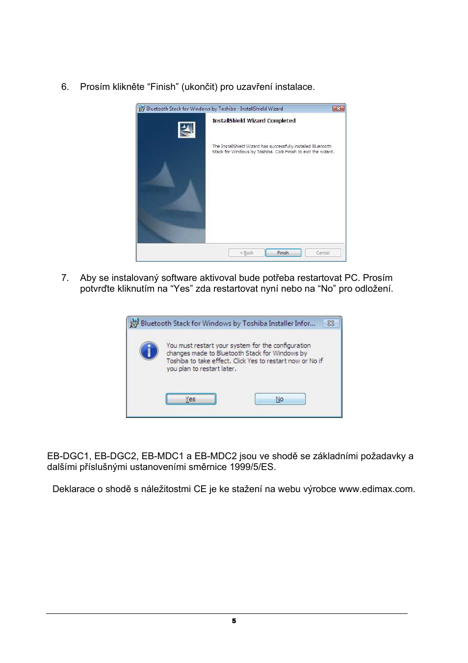 Edimax Technology EB-MDC2 User Manual | Page 5 / 42