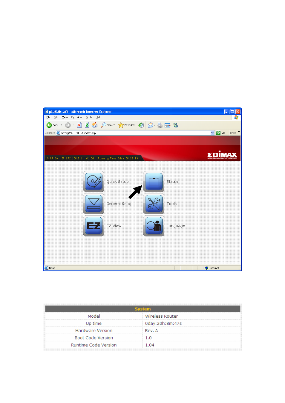 Chapter v: status | Edimax Technology BR-6324nL User Manual | Page 147 / 161