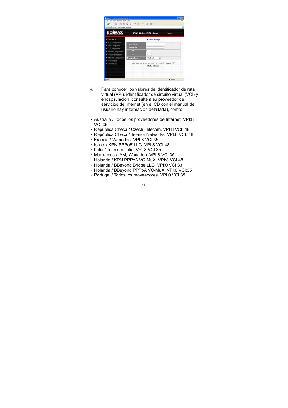 Edimax Technology AR-7064Mg+ User Manual | Page 17 / 50