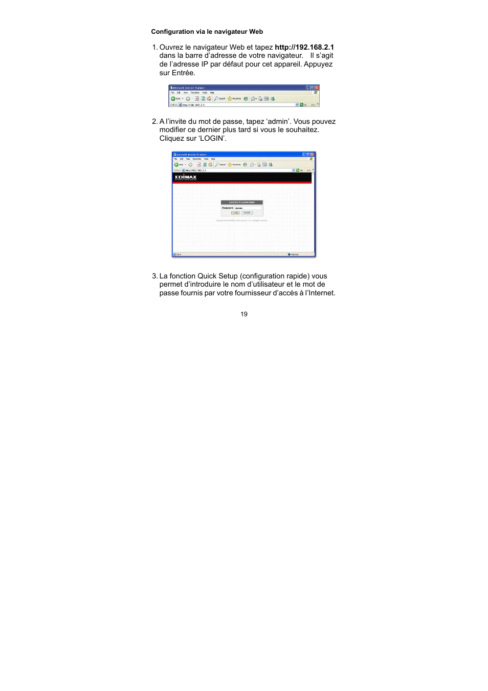 Edimax Technology AR-7064Mg+ User Manual | Page 20 / 50