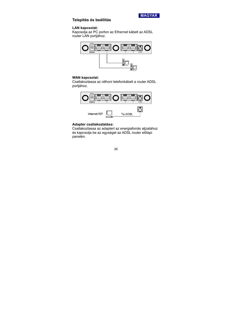 Edimax Technology AR-7064Mg+ User Manual | Page 27 / 50