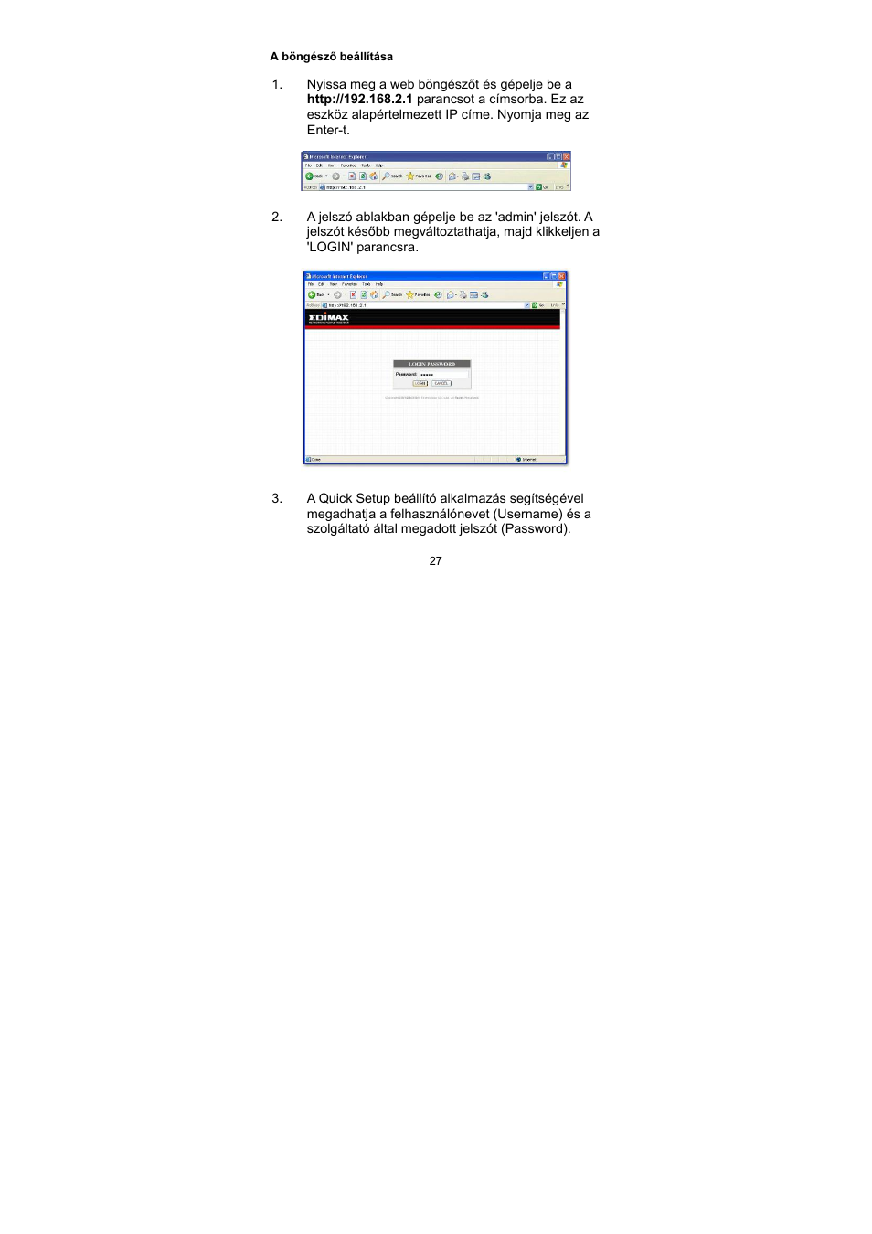 Edimax Technology AR-7064Mg+ User Manual | Page 28 / 50