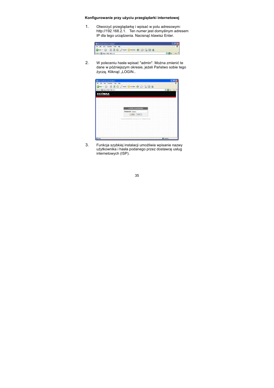 Edimax Technology AR-7064Mg+ User Manual | Page 36 / 50