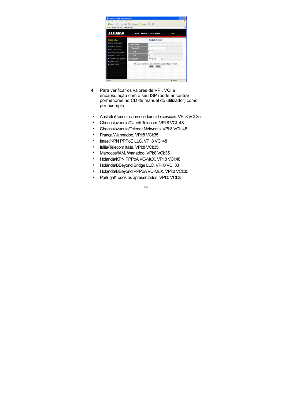 Edimax Technology AR-7064Mg+ User Manual | Page 41 / 50