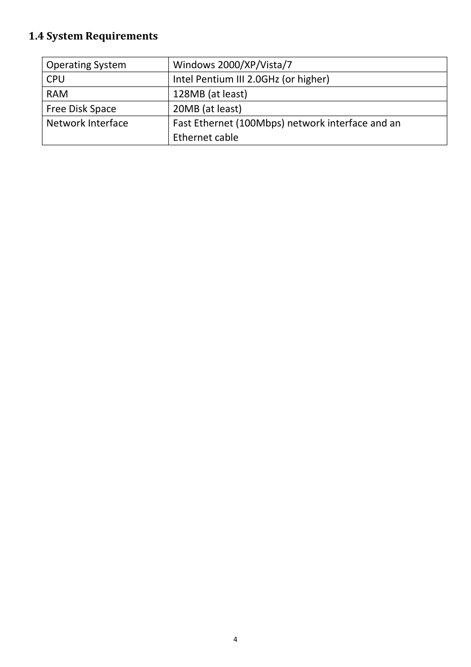 4 system requirements | Edimax Technology HP-2002ES User Manual | Page 5 / 21